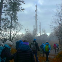 P1160901  Le prime installazioni sul monte Cimo.